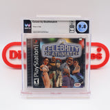 MTV'S CELEBRITY DEATHMATCH - WATA GRADED 9.8 A++! NEW & Factory Sealed! (PS1 PlayStation 1)