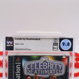 MTV'S CELEBRITY DEATHMATCH - WATA GRADED 9.8 A++! NEW & Factory Sealed! (PS1 PlayStation 1)