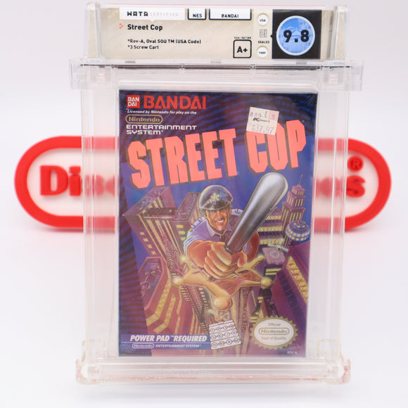 #642 - STREET COP - WATA GRADED 9.8 A+ (NES Nintendo) - THE DISCOUNTGAMES COLLECTION