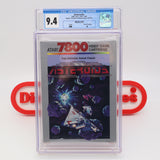 ASTEROIDS - WATA GRADED 9.4 A! NEW & Factory Sealed! (Atari 7800)