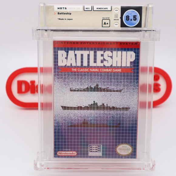 #071 - BATTLESHIP - WATA GRADED 8.6 A+ (NES Nintendo) - THE DISCOUNTGAMES COLLECTION
