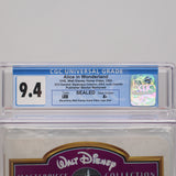 ALICE IN WONDERLAND + AUDIO CASSETTE PACK-IN VARIANT! CGC GRADED 9.4 A+! NEW & Factory Sealed with Authentic 3-Sided Seam! (VHS)