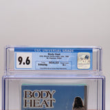 BODY HEAT (1981 Kathleen Turner) - CGC GRADED 9.6 A++! NEW & Factory Sealed with Authentic H-Overlap Seam! (VHS)