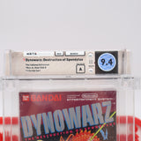 DYNOWARZ: DESTRUCTION OF SPONDYLUS - WATA GRADED 9.4 A! NEW & Factory Sealed with Authentic H-Seam! (NES Nintendo)
