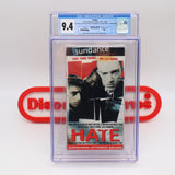 HATE  / LA HAINE (1995) - CGC GRADED 9.4 A+! NEW & Factory Sealed with Authentic H-Overlap Seam! (VHS)