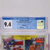 QUATTRO SPORTS (4 in 1) - CGC GRADED 9.4 A! NEW & Factory Sealed with Authentic 3-Sided Seam! (NES Nintendo)