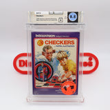 CHECKERS - WATA GRADED 8.5 B! NEW & Factory Sealed! (Intellivision)