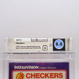 CHECKERS - WATA GRADED 8.5 B! NEW & Factory Sealed! (Intellivision)