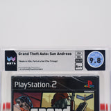 GRAND THEFT AUTO: SAN ANDREAS - WATA GRADED 9.8 A++! NEW & Factory Sealed! (PS2 PlayStation 2)