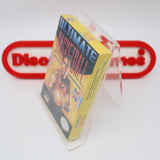 ULTIMATE BASKETBALL - NEW & Factory Sealed with Authentic H-Seam! (NES Nintendo)