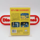 ULTIMATE BASKETBALL - NEW & Factory Sealed with Authentic H-Seam! (NES Nintendo)