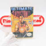ULTIMATE BASKETBALL - NEW & Factory Sealed with Authentic H-Seam! (NES Nintendo)
