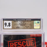 RESCUE: THE EMBASSY MISSION - CGC GRADED 9.8 A+! NEW & Factory Sealed with Authentic H-Seam! (NES Nintendo)