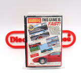 LOTUS TURBO CHALLENGE (THICK CLAMSHELL!) - NEW & Factory Sealed with Authentic V-Overlap Seam! (Sega Genesis)