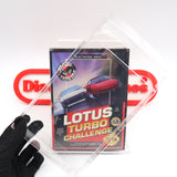 LOTUS TURBO CHALLENGE (THICK CLAMSHELL!) - NEW & Factory Sealed with Authentic V-Overlap Seam! (Sega Genesis)