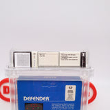 DEFENDER - EARLY HANGTAB BLUE BOX! WATA GRADED 8.0! NEW & UNOPENED! (Atari 2600)