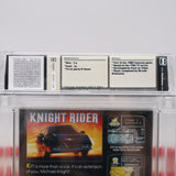 KNIGHT RIDER - WATA GRADED 9.6 A+! NEW & Factory Sealed with Authentic H-Seam! (NES Nintendo)