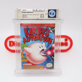 KIRBY'S ADVENTURE - WATA GRADED 9.6 A++! NEW & Factory Sealed with Authentic H-Seam! (NES Nintendo)