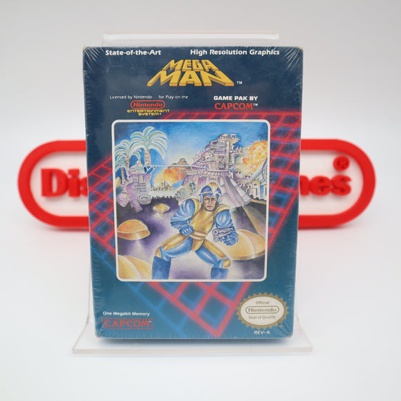 #421 - MEGA MAN 1 - UNGRADED PROJECTED 7.0 A (NES Nintendo) - THE DISCOUNTGAMES COLLECTION