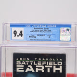 BATTLEFIELD EARTH - CGC GRADED 9.4 A! NEW & Factory Sealed with Authentic H-Overlap Seam! (VHS)