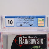 TOM CLANCY'S RAINBOW SIX - HIGHEST/PERFECT GRADED CGC 10 A++! NEW & Factory Sealed! (Sega Dreamcast)