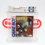 ODD WORLD / ODDWORLD ADVENTURES - WATA GRADED 9.8 A+! NEW & Factory Sealed with Authentic H-Seam! (Game Boy Original)