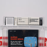 SUPER MARIO BROS. BROTHERS 1 (THE ORIGINAL!) WATA GRADED 6.0 B+! NEW & Factory Sealed with Authentic H-Seam! (NES Nintendo)
