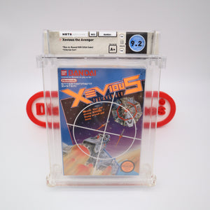 XEVIOUS: THE AVENGER - ROUND SOQ! WATA GRADED 9.2 A+! NEW & Factory Sealed with Authentic H-Seam! (NES Nintendo)