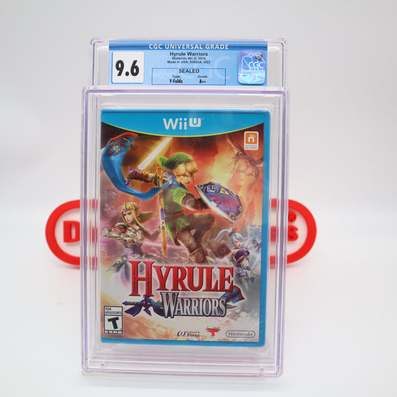 LEGEND OF ZELDA: HYRULE WARRIORS - CGC GRADED 9.6 A++! NEW & Factory Sealed! (Nintendo Wii U)