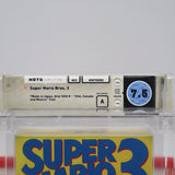 SUPER MARIO BROS. 3 / BROTHERS III - WATA GRADED 7.5 A! NEW & Factory Sealed with Authentic H-Seam! (NES Nintendo)