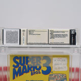 SUPER MARIO BROS. 3 / BROTHERS III - WATA GRADED 7.5 A! NEW & Factory Sealed with Authentic H-Seam! (NES Nintendo)