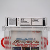 CLASH AT DEMONHEAD - WATA GRADED 8.5 A+! NEW & Factory Sealed with Authentic H-Seam! (NES Nintendo)