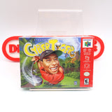 CYBERTIGER / CYBER TIGER WOODS GOLF - NEW & Factory Sealed with Authentic V-Seam! (N64 Nintendo 64)