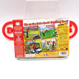 CYBERTIGER / CYBER TIGER WOODS GOLF - NEW & Factory Sealed with Authentic V-Seam! (N64 Nintendo 64)