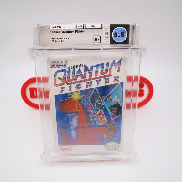 KABUKI: QUANTUM FIGHTER - WATA GRADED 8.5 B+! NEW & Factory Sealed with Authentic H-Seam! (NES Nintendo)