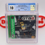 GTA2 / GTA 2 / GRAND THEFT AUTO 2 - CGC GRADED 10 A! NEW & Factory Sealed! (PS1 PlayStation 1)