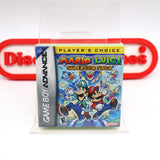 MARIO & AND LUIGI: SUPERSTAR SAGA - NEW & Factory Sealed with Authentic H-Seam! (GBA Game Boy Advance)