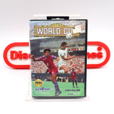 TECMO WORLD CUP SOCCER - NEW & Factory Sealed with Authentic Tube Seal! (Sega Genesis)
