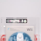 WII NUNCHUK CONTROLLER - VGA GRADED 85 NM+ SILVER UNCIRCULATED! NEW & Factory Sealed! (Nintendo WII)