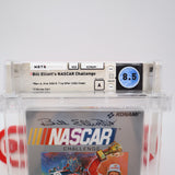 BILL ELLIOTT'S NASCAR CHALLENGE + TRIP OFFER! WATA GRADED 8.5 A! NEW & Factory Sealed with Authentic H-Seam! (NES Nintendo)