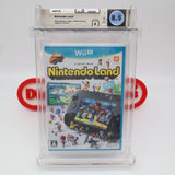 NINTENDO LAND (Japanese Version) - WATA GRADED 8.5 A! NEW & Factory Sealed! (Nintendo Wii U)