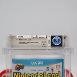 NINTENDO LAND (Japanese Version) - WATA GRADED 8.5 A! NEW & Factory Sealed! (Nintendo Wii U)