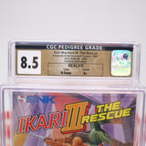 IKARI WARRIORS III 3: THE RESCUE - CGC PEDIGREE GRADED 8.5 A+! NEW & Factory Sealed with Authentic H-Seam! (NES Nintendo)