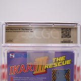 IKARI WARRIORS III 3: THE RESCUE - CGC PEDIGREE GRADED 8.5 A+! NEW & Factory Sealed with Authentic H-Seam! (NES Nintendo)