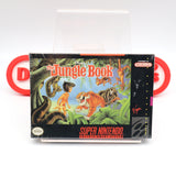 DISNEY'S THE JUNGLE BOOK - NEW & Factory Sealed with Authentic H-Overlap Seam! (SNES Super Nintendo)