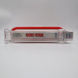RACKET ATTACK TENNIS - WATA GRADED 7.5 A! NEW & Factory Sealed with Authentic H-Seam! (NES Nintendo)
