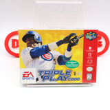 TRIPLE PLAY 2000 BASEBALL (CHICAGO CUBS COVER!) NEW & Factory Sealed with Authentic V-Seam! (N64 Nintendo 64)