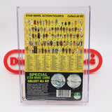 EWOK: ROMBA WITH COLLECTOR'S COIN! AFA GRADED 60 Y-EX POTF 92 BACK - NEW Authentic & Factory Sealed! (MOC Vintage Star Wars Figure)