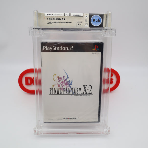 FINAL FANTASY X-2 (Japanese Version) - WATA GRADED 9.6 A+! NEW & Factory Sealed! (PS2 PlayStation 2)