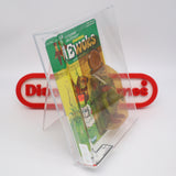 KING GORNEESH WITH COLLECTOR'S COIN! AFA GRADED 80 Y-NM 6 BACK - NEW Authentic & Factory Sealed! (MOC Vintage Star Wars EWOKS Figure)